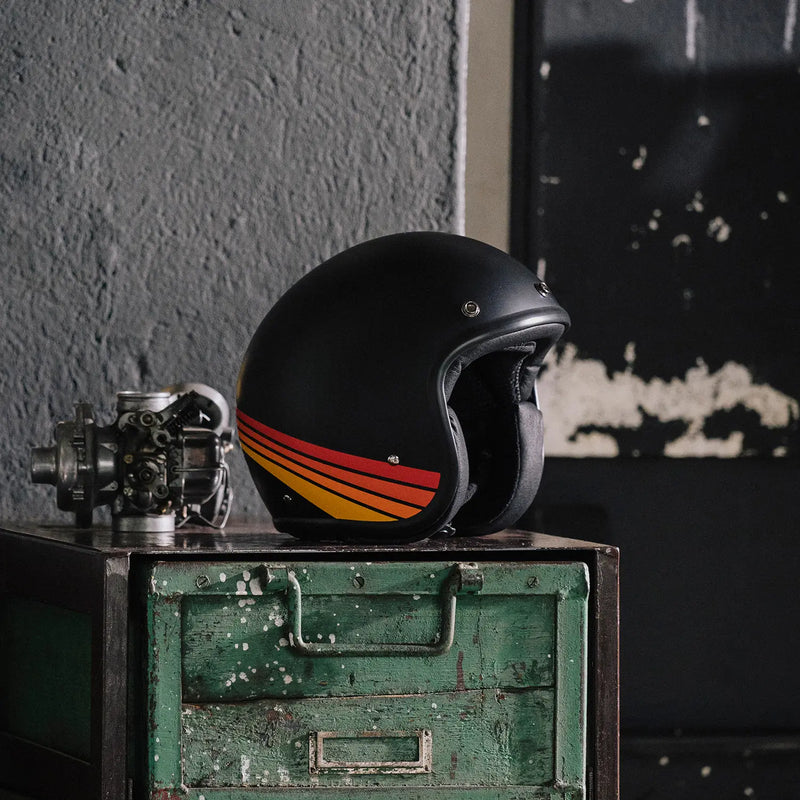 DMD Retro Custom Open Motorcycle Helmet