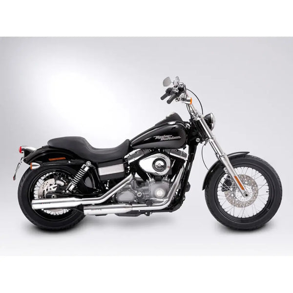 Miller Nebraska Euro 3/4 Slip-On Mufflers for Harley