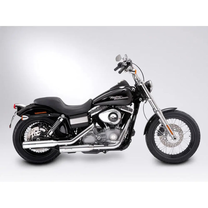 Miller Nebraska Euro 3/4 Slip-On Mufflers for Harley