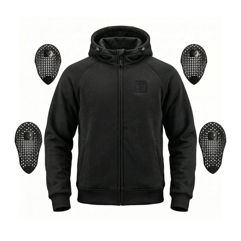 THNDR Blackout II Motorcycle Kevlar Hoodie