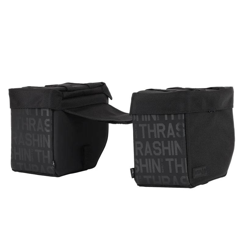 Thrashin Supply Mini Essential 8L Throw-Over Motorcycle Saddlebag Set  - Customhoj