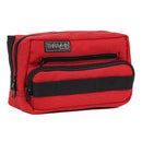 Thrashin Supply Motorcycle Handlebar Bag Plus Red  - Customhoj