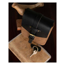 Trip Machine Vintage Leather 1.3L Motorcycle Tank Bag  - Customhoj