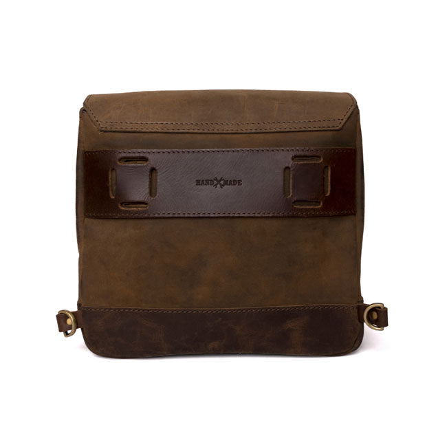 Trip Machine Vintage Leather Motorcycle Messenger Bag  - Customhoj