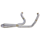 Two Brothers Racing Gen II Megaphone 2-into-1 Exhaust for Harley 17-25 Touring / Stainless steel  - Customhoj