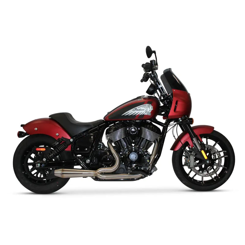 Two Brothers Racing Gen II Megaphone 2-into-1 Exhaust for Indian  - Customhoj