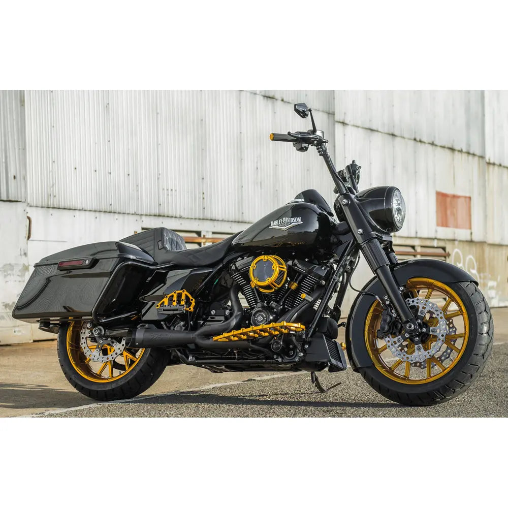 Two Brothers Racing Shorty Turnout 2-into-1 Exhaust for Harley