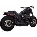 Vance & Hines 2-into-1 Stainless Upsweep Exhaust for Harley 18-24 Softail (excl. Breakout / Fat Boy / FXDRS) / Black  - Customhoj