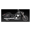 Vance & Hines Twin Slash Chrome Slip-On Muffler for Yamaha XVS950 / A / CT 09-16