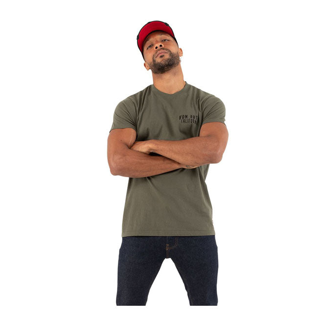 Von Dutch Handy T-Shirt Army Green S