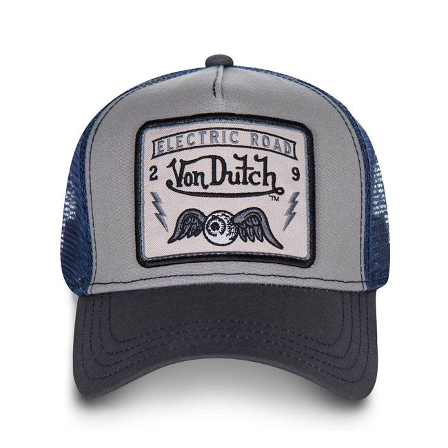 Von Dutch Heritage Cap Square Patch Blue