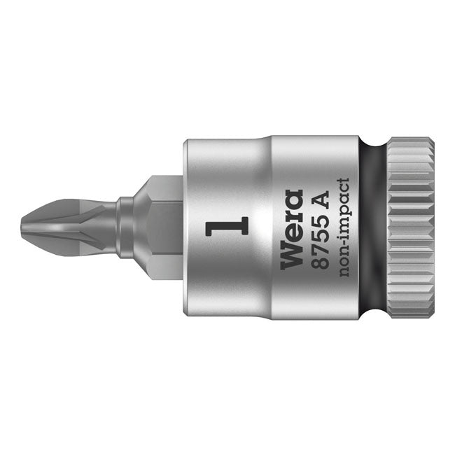 Wera Bit Sockets PZ1 Wera Zyklop 1/4" Pozidriv Socket Bit Customhoj