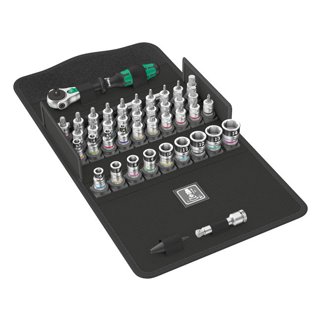 Wera Socket Set Wera Zyklop Ratchet Kit 1/4" Drive 42-pcs Metric Sizes Customhoj