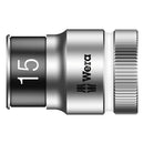 Wera Sockets 15mm Wera Zyklop 1/2" Socket with Holding Function Metric Sizes Customhoj