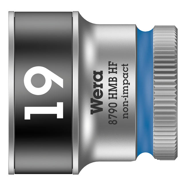 Wera Sockets 19mm Wera Zyklop 3/8" Socket with Holding Function Metric Sizes Customhoj