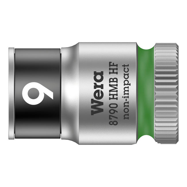 Wera Sockets 9mm Wera Zyklop 3/8" Socket with Holding Function Metric Sizes Customhoj