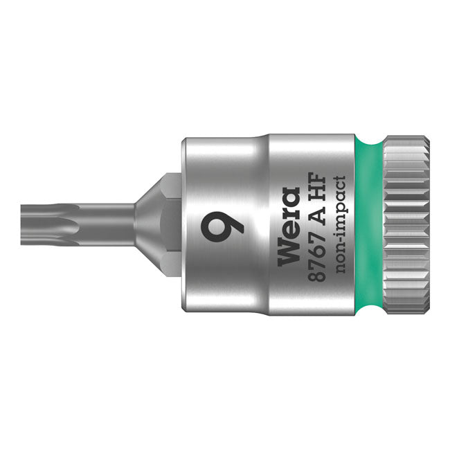 Wera Torx Sockets TX9 Wera Zyklop 1/4" Torx Socket Bit with Holding Function Customhoj