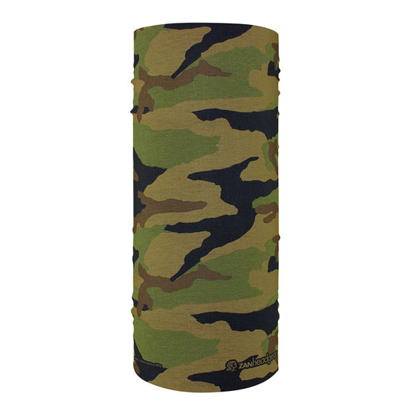 Zanheadgear Motley Tube Polyester Woodland Camo