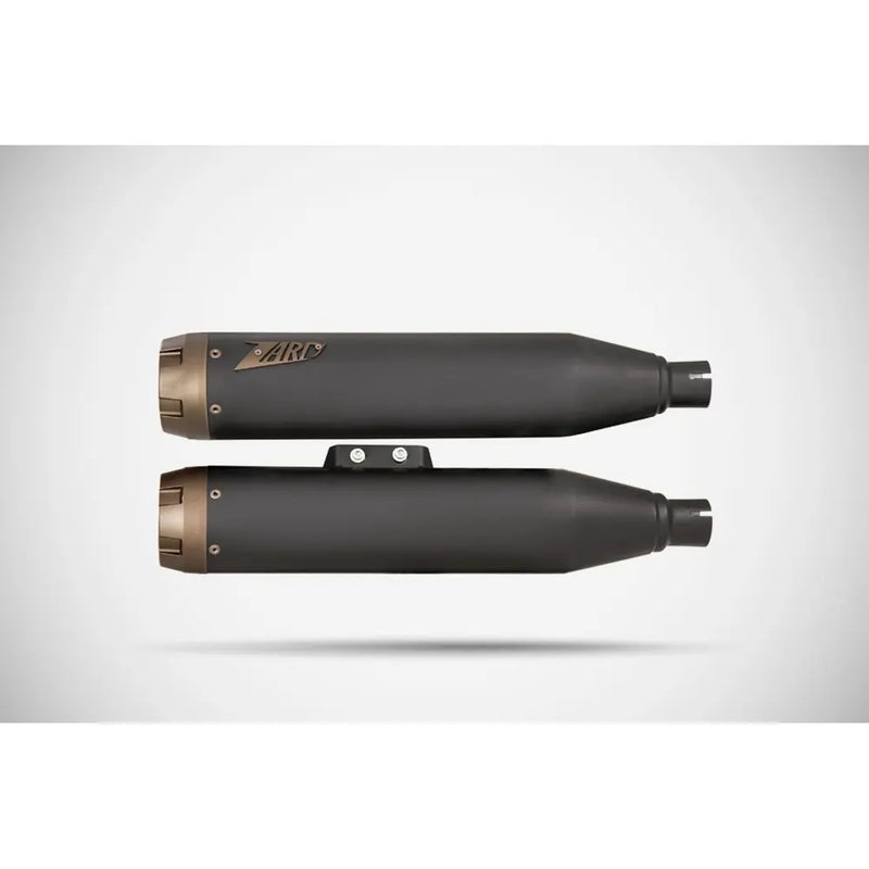 Zard EC Euro 4/5 Approved Overlapped Slip-On Mufflers for Harley Softail  - Customhoj