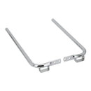Zodiac Hard Saddlebag Supports for Harley 85-08 Touring (Replaces OEM: 49184-85 & 90781-93) / Chrome  - Customhoj