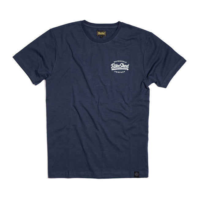 Bike Shed T-shirt Bike Shed Company T-shirt Navy Customhoj