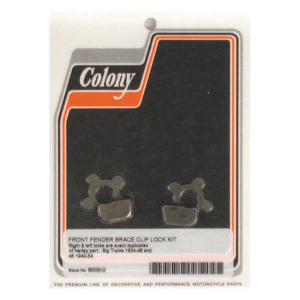 COLONY Montering skärm Colony Springer fender brace clip licks. Parkerized. BT 34-48; 45" SV 40-54 Customhoj
