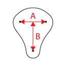 Fitzz Solo sadel Custom Solo Sadel Large 4cm Flera Modeller Customhoj