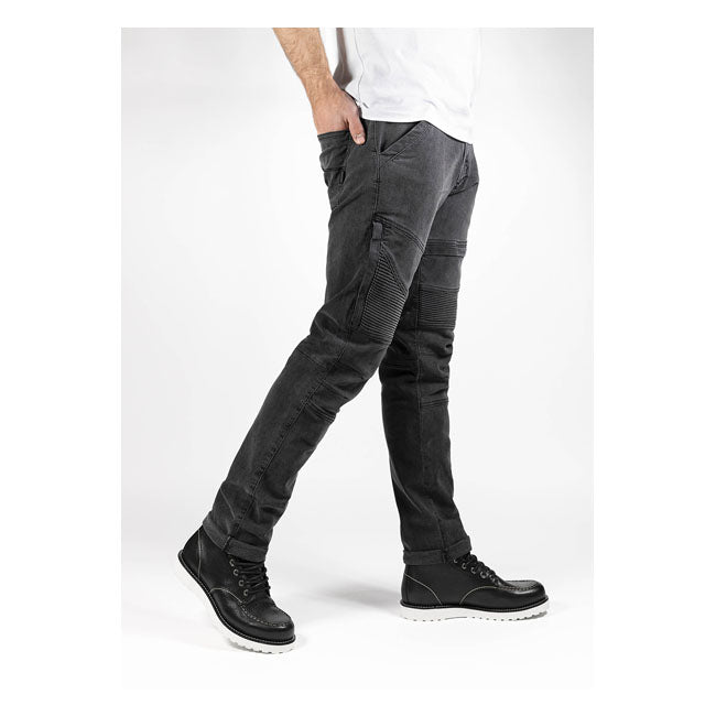 JOHN DOE Jeans med skydd John Doe Rebel Mono Jeans Grå Customhoj