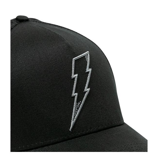 JOHN DOE Keps John Doe Trucker Keps Flash Svart Customhoj