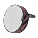 K&N Air Cleaner Harley 16-17 Softail; 2017 FXDLS; 08-16 Touring, Trike. (e-throttle) / Chrome K&N Street Metal High-Flow Air Intake Weld for Harley Customhoj