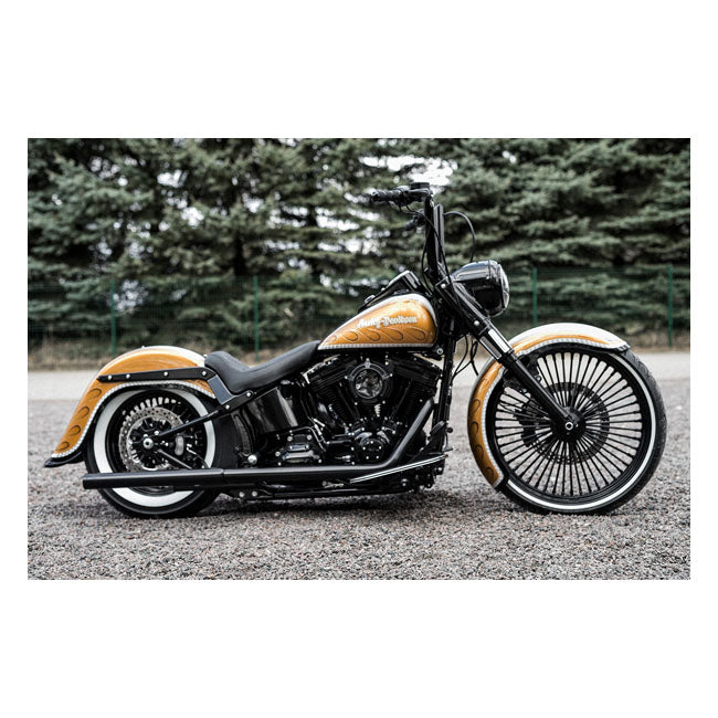 Killer Custom HD framskärm Killer Custom 23" Framskärm Wrap. Competition series. Softail M8 18-21 Customhoj