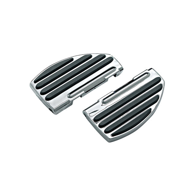 Kuryakyn Floorboards Harley 86-21 FLT/Touring; 86-21 FL Softail (excl. FXFB/S, FXDRS); 06-17 Dyna. (Models with passenger floorboard brackets) Kuryakyn Iso-Passenger Floorboards for Harley Customhoj