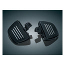 Kuryakyn Floorboards Honda 01-17 GL1800 Gold Wing & 13-16 F6B; 14-15 Valkyrie / Black Kuryakyn Premium Mini Boards with Comfort Drop Mounts for Honda Customhoj