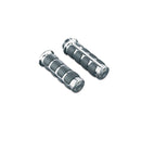 KURYAKYN Handtag Krom Kuryakyn ISO-grips Honda Shadow / Triumph Svart / Krom Customhoj