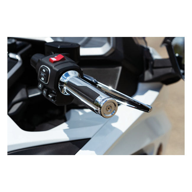 KURYAKYN Handtag Kuryakyn Omni Handtag Honda Gold Wing Svart / Krom Customhoj