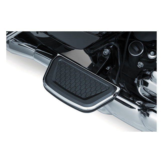 Kuryakyn Passenger Footpegs Kuryakyn Hex Passenger Floorboard Inserts for Harley Customhoj