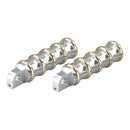 Kustom Tech Footpegs Harley Traditional H-D male mount / Polished & Brass Kustom-Tech Vintage Rider Pegs for Harley Customhoj