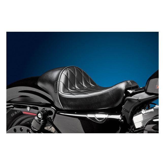 Le Pera HD Sportster sadlar Le Pera Stubs Cafe Solo Sadel. Black Diamond XL 04-21 Customhoj