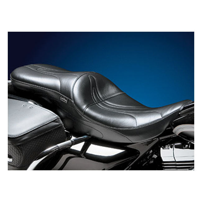 Le Pera HD Touring/Trike sadlar 06-07 FLHX Street Glide Le Pera Sorrento 2-Up Sadel Touring 97-21 Customhoj