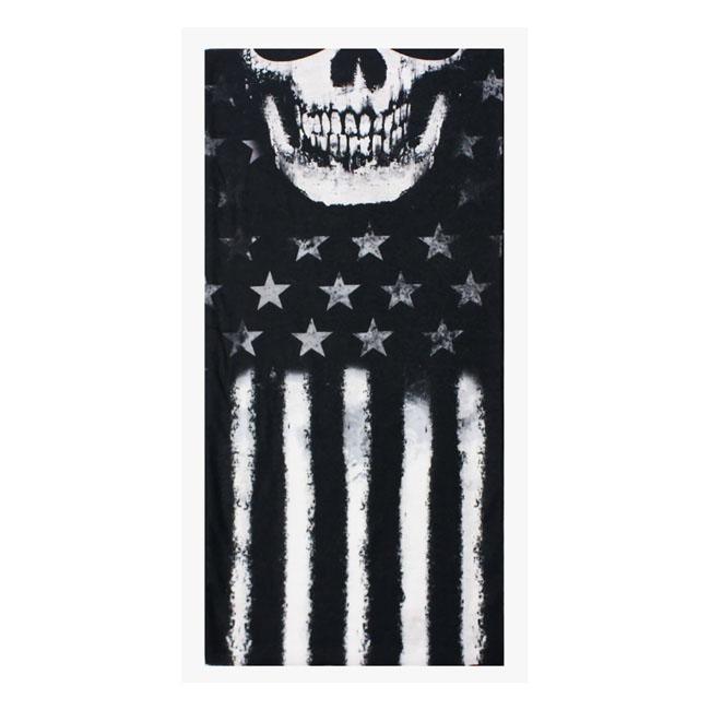 LETHAL THREAT Mask / Balaklava Lt American Skull Tubular Mask Bandana Customhoj