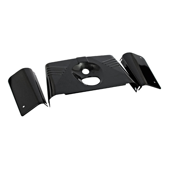 MCS Damask / Gaffelkåpa / Bälg Smooth 3PC Fork Cover Kit. FLST/C, FLSTF/B/BS, FLS/S 86-17; FLSTN 93-96 Customhoj