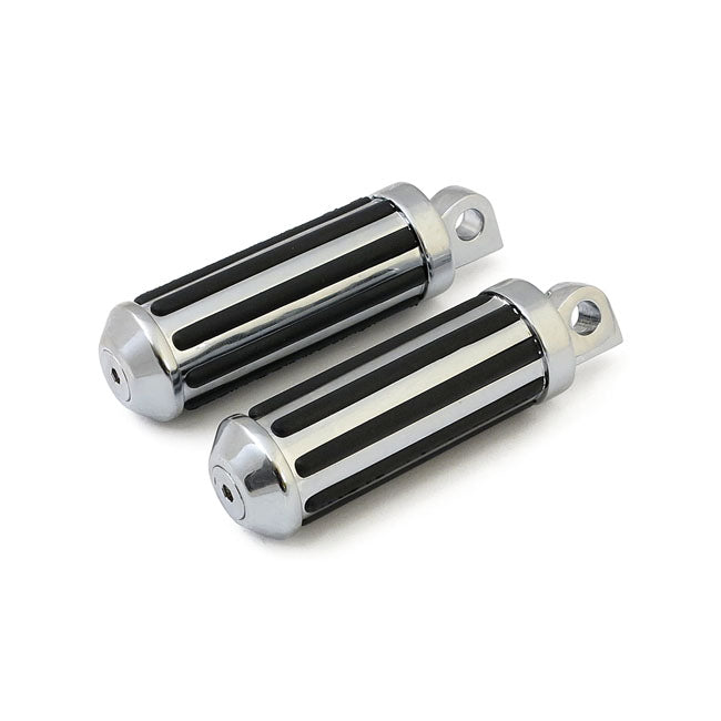 Rubber Inlay For Guide Rails Rail Footpegs Medium Diameter with Rubber Inlays for Harley