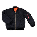 MCS Jacka Ma-1 Bomber Flight Jacka Svart Customhoj