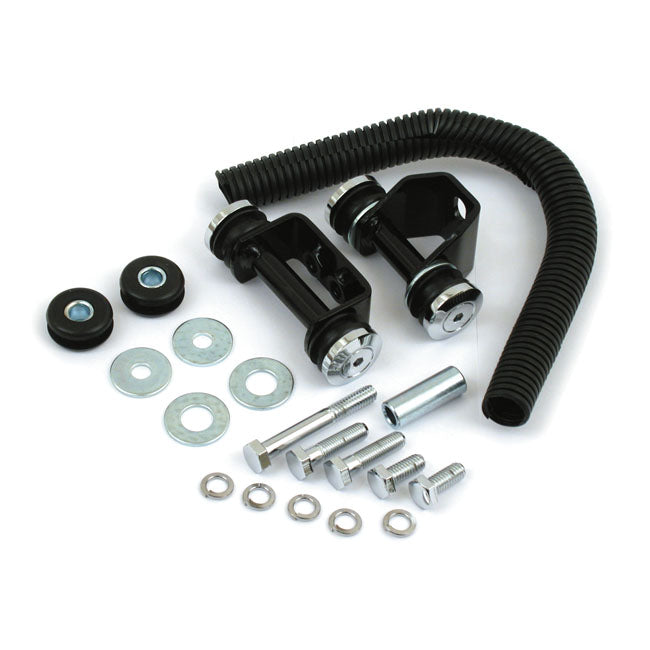 Softail Compressor Mount MCS Mount Kit Flatside Gas Tank Softail 84-99; FXWG 85-86