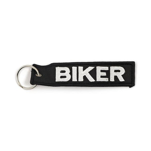 MCS Nyckelring Nyckelring Biker, Svart Vit Customhoj