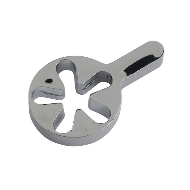 MCS Tillbehör Gashandtag Lever Throttle Screw Svart / Krom Customhoj