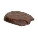 MUSTANG HD Softail passagerarsadel 06-10 FXST; 07-17 FLSTF; 08-11 FLSTSB; Mustang Wide Tripper Passagerarsadel Brun Diamond Softail 00-17 Customhoj