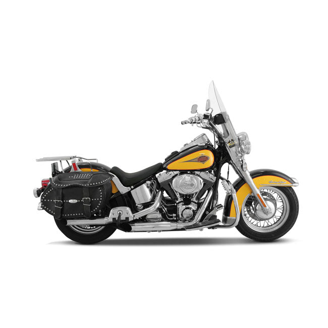 MUSTANG HD Softail sadlar 00-06 FLSTC/F; 2006 FLST; 2005 FLSTSC; 00-05 FXST/B, FXSTS Mustang Runaround™ Solo Sadel Softail 00-15 Customhoj