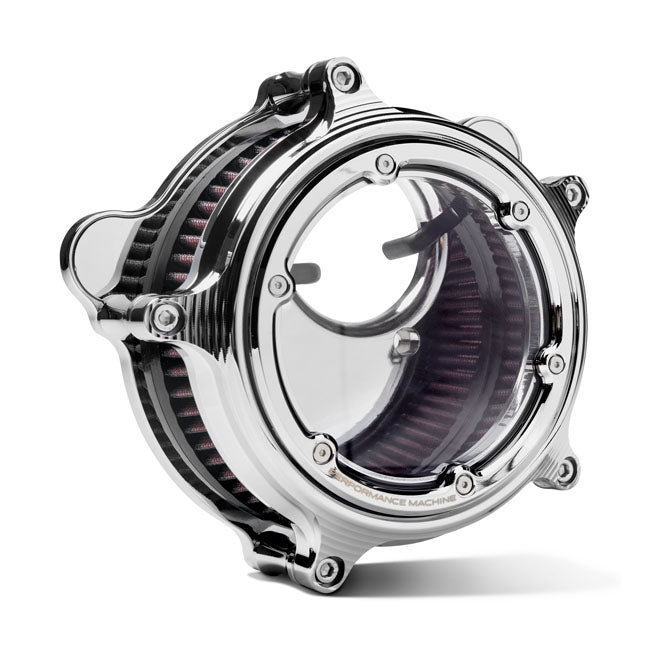 Performance Machine Air Cleaner Harley 18-22 Softail; 17-22 Touring; 17-22 Trikes / Chrome Performance Machine Vision Air Cleaner for Harley Customhoj