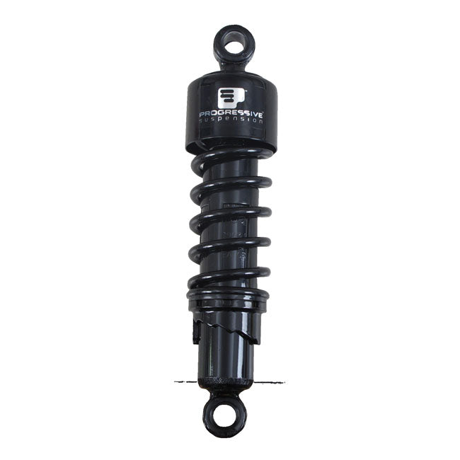 PROGRESSIVE SUSPENSION Stötdämpare HD FX/FXR 11.5" / Svart PS 412 Series Stötdämpare Heavy Duty. FXR 82-94. 11-14" Svart / Krom Customhoj